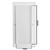 Louvre Vent Duo Smart 90/240 90mm X 240mm With Fly Mesh Louvre Vents Free Shipping 51