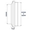 Louvre vent duo smart 140/210 140mm x 210mm with fly mesh – louvre air vent cover uk louvre vents free shipping 49