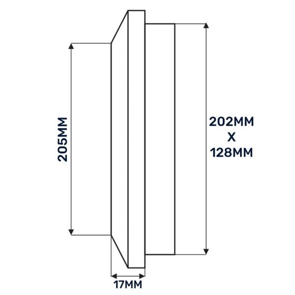 Louvre vent duo smart 140/210 140mm x 210mm with fly mesh – louvre air vent cover uk louvre vents free shipping 23