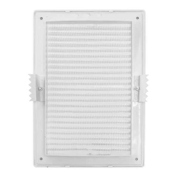 Louvre vent duo smart 140/210 140mm x 210mm with fly mesh – louvre air vent cover uk louvre vents free shipping 5