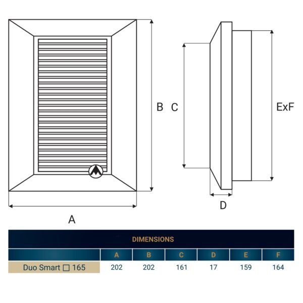 Louvre Vent White Duo Smart 165 With Fly Mesh Louvre Vents Free Shipping 7