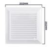 Louvre Vent White Duo Smart 165 With Fly Mesh Louvre Vents Free Shipping 51
