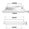 Louvre Vent White Duo Smart 135 fi 100mm With Fly Mesh Home & Garden Free Shipping 49
