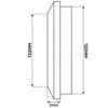 Louvre vent white duo smart 135 fi 125mm with fly mesh – louvre air vent cover uk louvre vents free shipping 12
