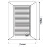 Louvre vent white duo smart 135 fi 125mm with fly mesh – louvre air vent cover uk louvre vents free shipping 14