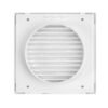 Louvre vent white duo smart 135 fi 125mm with fly mesh – louvre air vent cover uk louvre vents free shipping 2