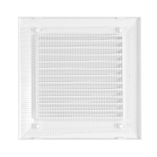 Louvre vent white duo smart 135 fi 125mm with fly mesh – louvre air vent cover uk louvre vents free shipping 6