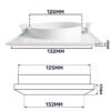 Louvre vent white duo smart 135 fi 125mm with fly mesh – louvre air vent cover uk louvre vents free shipping 11