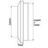 Louvre vent duo smart 90/240 brown 90mm x 240mm with fly screen louvre vents free shipping 61