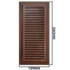 Louvre vent duo smart 90/240 brown 90mm x 240mm with fly screen louvre vents free shipping 63