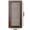 Louvre vent duo smart 90/240 brown 90mm x 240mm with fly screen louvre vents free shipping 65
