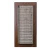 Louvre vent duo smart 90/240 brown 90mm x 240mm with fly screen louvre vents free shipping 45