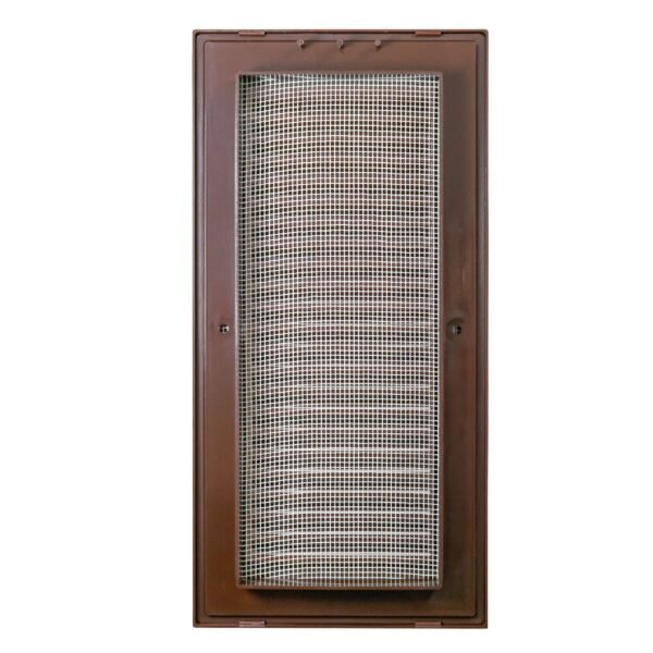 Louvre vent duo smart 90/240 brown 90mm x 240mm with fly screen louvre vents free shipping 9