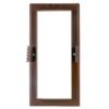 Louvre vent duo smart 90/240 brown 90mm x 240mm with fly screen louvre vents free shipping 49