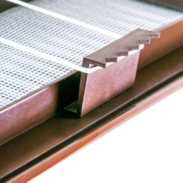 Louvre vent duo smart 90/240 brown 90mm x 240mm with fly screen louvre vents free shipping 17