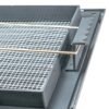 Louvre Vent Graphite Duo Smart 135G 135mm With Fly Mesh Louvre Vents Free Shipping 71