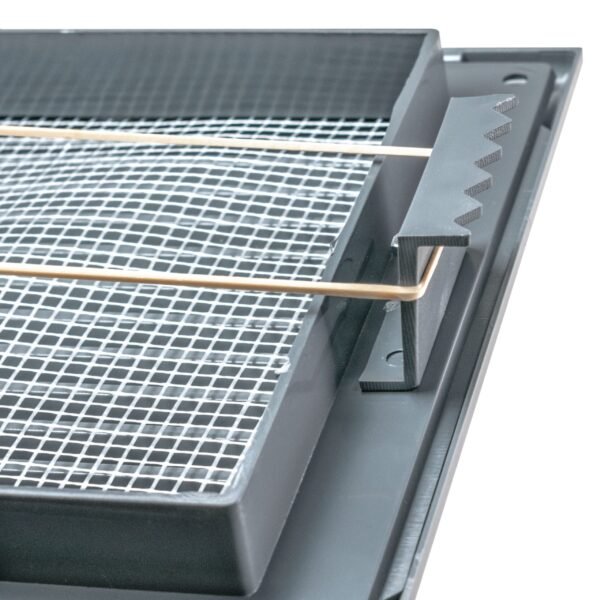 Louvre Vent Graphite Duo Smart 135G 135mm With Fly Mesh Louvre Vents Free Shipping 15