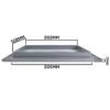 Louvre Vent Graphite Duo Smart 140/210 140mm X 210mm With Louvre Vents Free Shipping 75