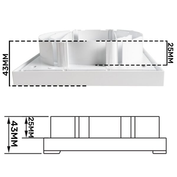 Louvre Vent KR100/125