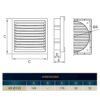 Louvre Vent KR150 Home & Garden Free Shipping 33