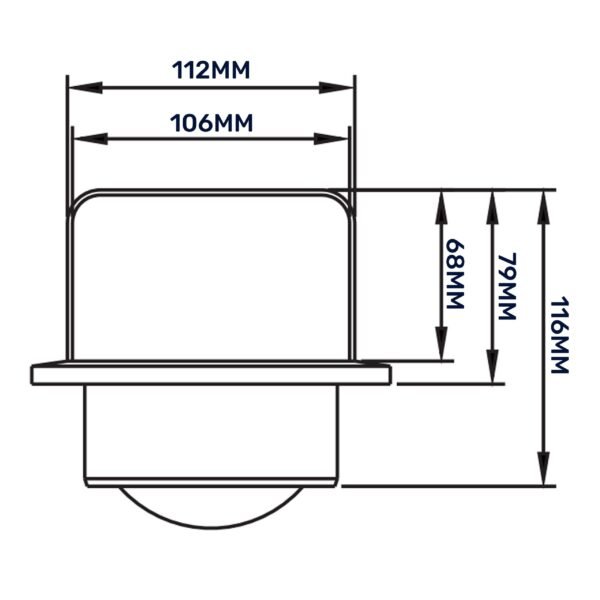 External White Louvre Vent KRD/100 fi100mm Home & Garden Free Shipping 45