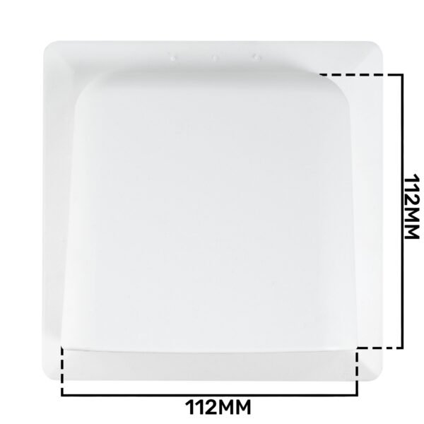 External White Louvre Vent KRD/100 fi100mm Home & Garden Free Shipping 29