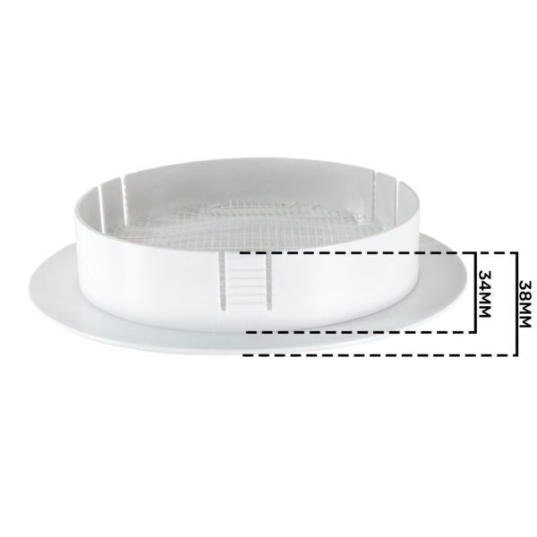 Louvre Vent KRO 150 With Fly Mesh Louvre Vents Free Shipping 29