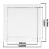 Access Panel Door PP, White 150mm x 150mm Access Panels Free Shipping 77