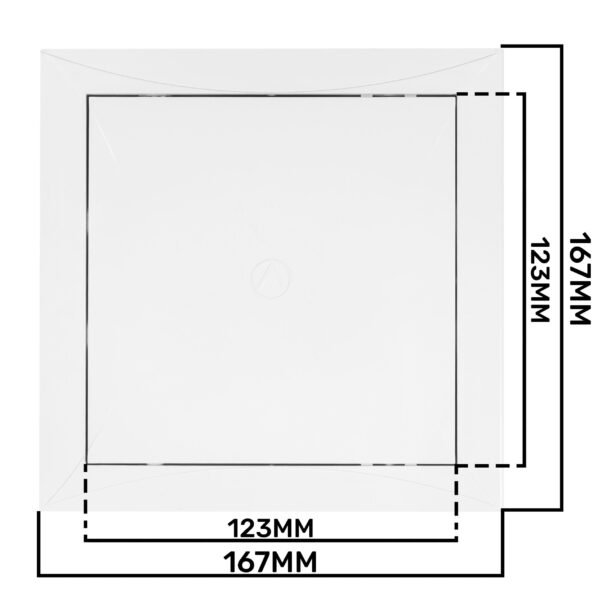 Access Panel Door PP, White 150mm x 150mm Access Panels Free Shipping 37
