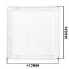 Access Panel Door PP, White 150mm x 150mm Access Panels Free Shipping 79