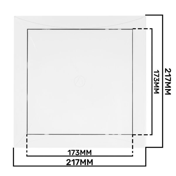 Access Panel Door PP, White 200mm x 200mm Access Panels Free Shipping 37