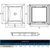 Access Panel Door PP, White 200mm x 300mm Access Panels Free Shipping 81