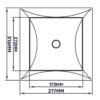 Access Panel Door PP, White 200mm x 300mm Access Panels Free Shipping 69