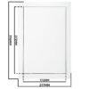 Access Panel Door PP, White 200mm x 300mm Access Panels Free Shipping 75