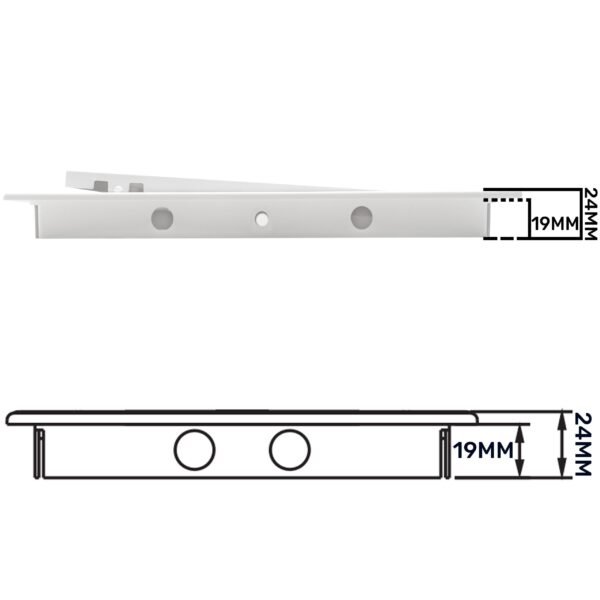 Access Panel Door PP, White 300mm x 300mm Access Panels Free Shipping 35