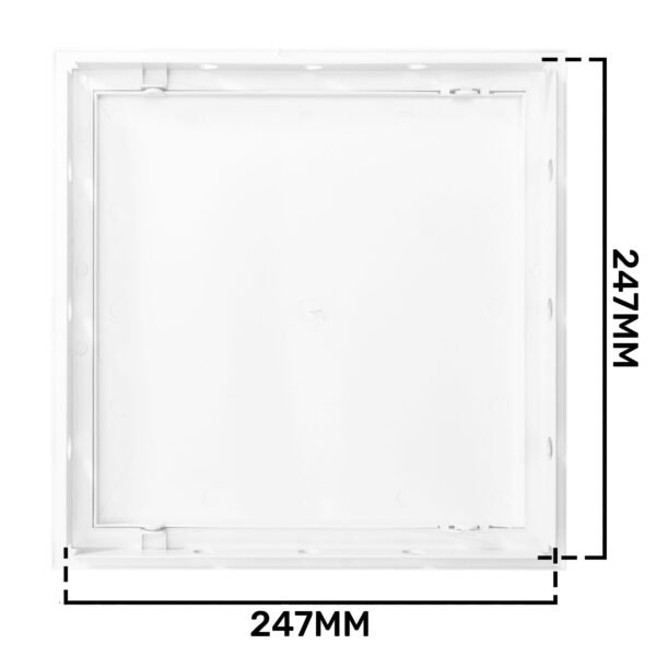 Access Panel Door PP, White 250mm x 250mm Access Panels Free Shipping 39