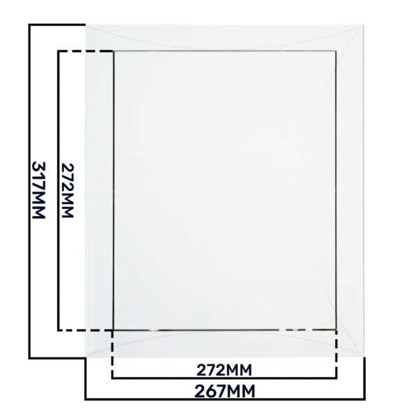 Access Panel Door PP, White 250mm x 300mm Access Panels Free Shipping 33