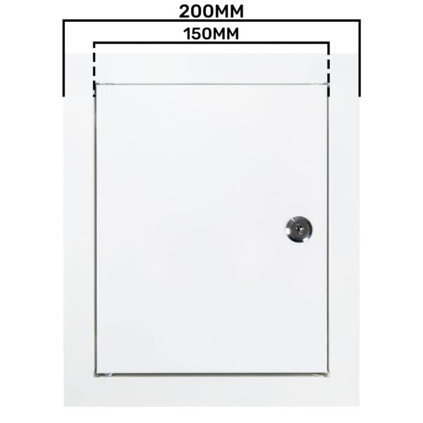 Access Panel Door Metal With Lock, White 150mm x 200mm Access Panels Free Shipping 45