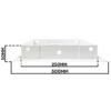 Access Panel Door Metal With Lock, White 200mm x 250mm Access Panels Free Shipping 101