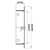 Access Panel Door Metal With Lock, White 200mm x 300mm Access Panels Free Shipping 97