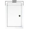 Access Panel Door Metal With Lock, White 200mm x 300mm Access Panels Free Shipping 99