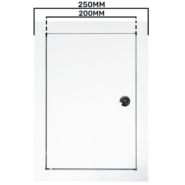 Access Panel Door Metal With Lock, White 200mm x 300mm Access Panels Free Shipping 49