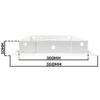Access Panel Door Metal With Lock, White 250mm x 300mm Access Panels Free Shipping 101
