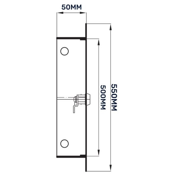Access Panel Door Metal With Lock, White 500mm x 500mm Access Panels Free Shipping 45