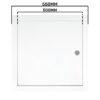 Access Panel Door Metal With Lock, White 500mm x 500mm Access Panels Free Shipping 91