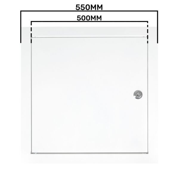 Access Panel Door Metal With Lock, White 500mm x 500mm Access Panels Free Shipping 41