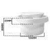 White ABS Extract Ceiling Valve 125mm Anemostats Free Shipping 61
