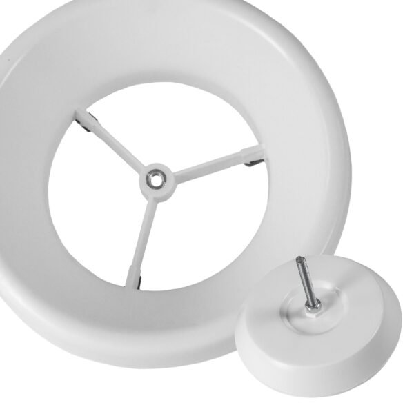 White ABS Extract Ceiling Valve 125mm Anemostats Free Shipping 13