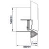 White ABS Extract Ceiling Valve 150mm Anemostats Free Shipping 63