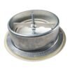 White Metal Extract Ceiling Valve 125mm – Anemostat SV Anemostats Free Shipping 89